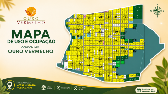 Mapa do condomínio