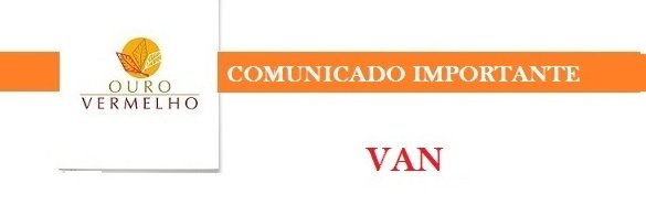 Comunicado – Horário da Van.