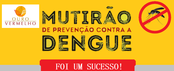 O mutirão contra a dengue foi um sucesso!