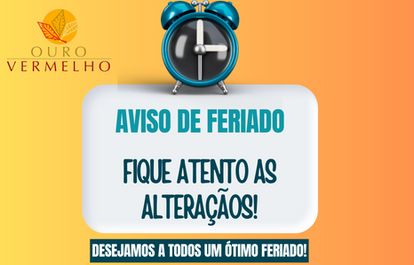 HORÁRIOS DE EXPEDITES – FERIADO DO DIA DO TRABALHADOR