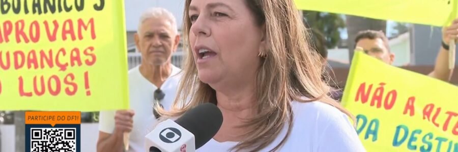 🚨 A discussão sobre as mudanças na LUOS do Jardim Botânico ganhou destaque no DF1 da TV Globo!