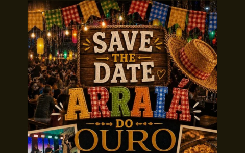 O Arraiá do Ouro 2026 já tem dia marcado! 🌽🔥  Dias 26 e 27 de junho — vem festejar com a gente!