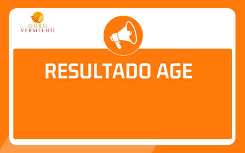 RESULTADO DA AGE